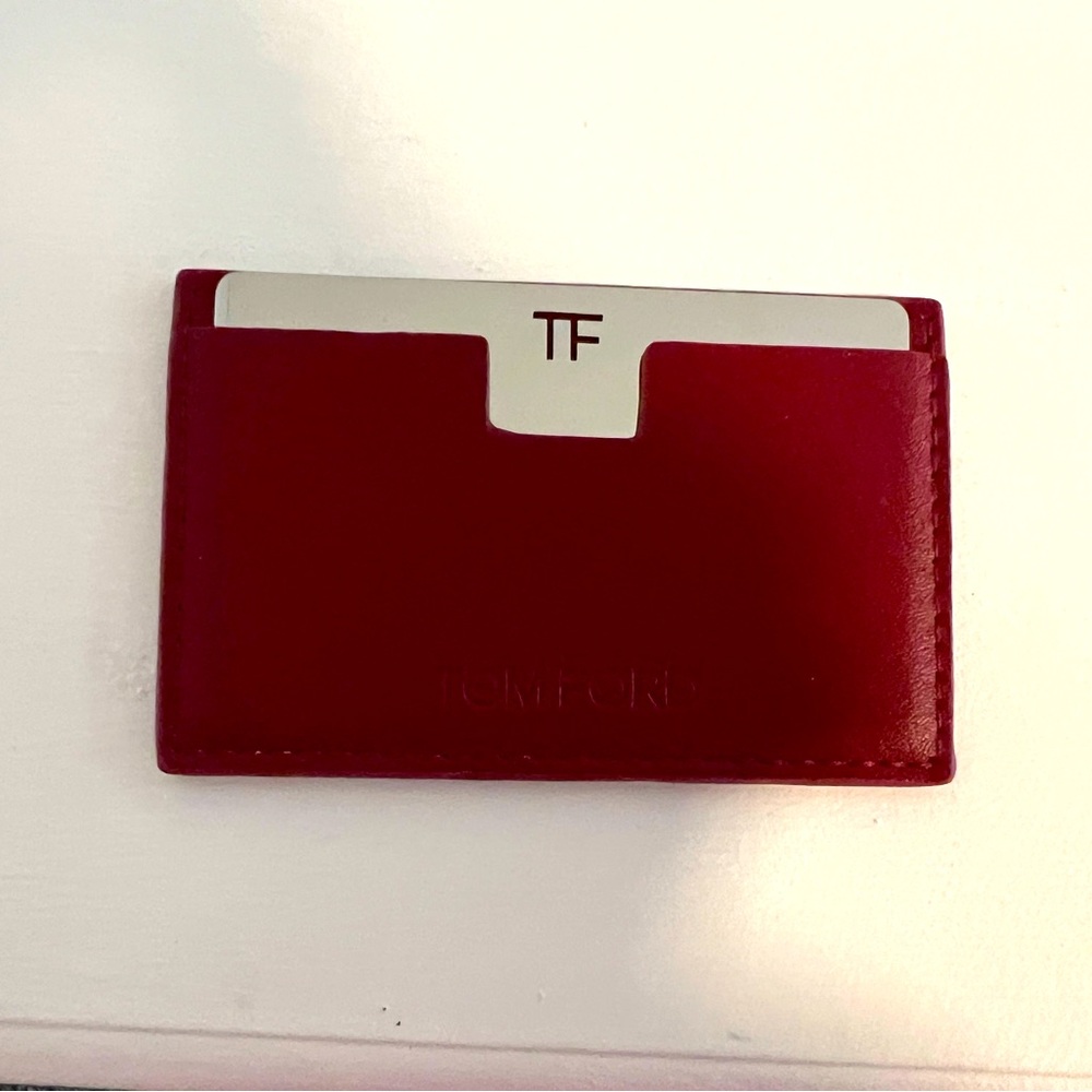 Tom Ford Leather  Cardholder With Mirror
